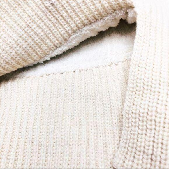 Nirvana Designs Rib Neck Warmer Handmade Merino Wool Knit Ivory from Nepal NWT - Picture 11 of 11